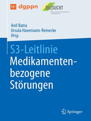 cover image of S3-Leitlinie Medikamentenbezogene Störungen